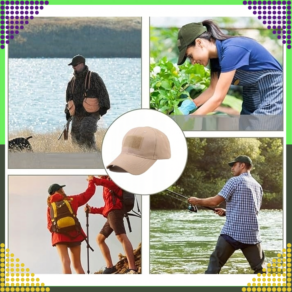 Sõjaväeline taktikaline nokamüts MOLLE maskeeringuga