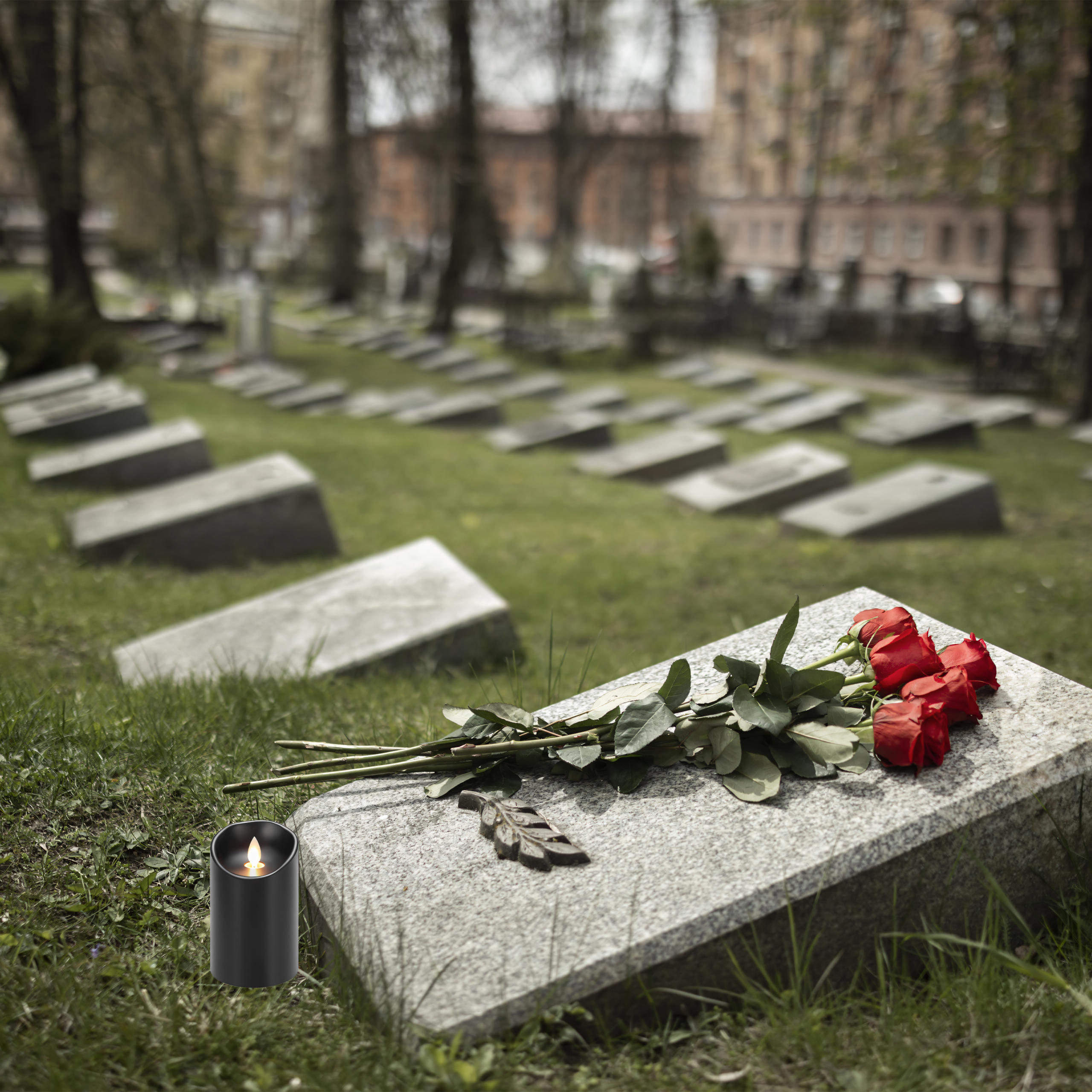 120x Küünla sisetükk Patareitoitel küünal LED-küünal 15 cm Leegi efekt