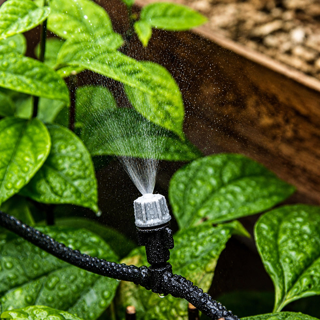 15m Garden Water Curtain Drip Irrigation Set with Sprinkler