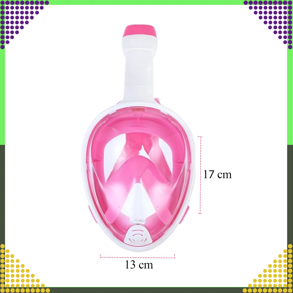 Sukeldumis- ja ujumisvee täismask S/M lastele