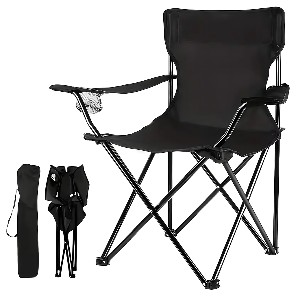 Folding Camping Chair with Carry Bag for Fishing and Beach