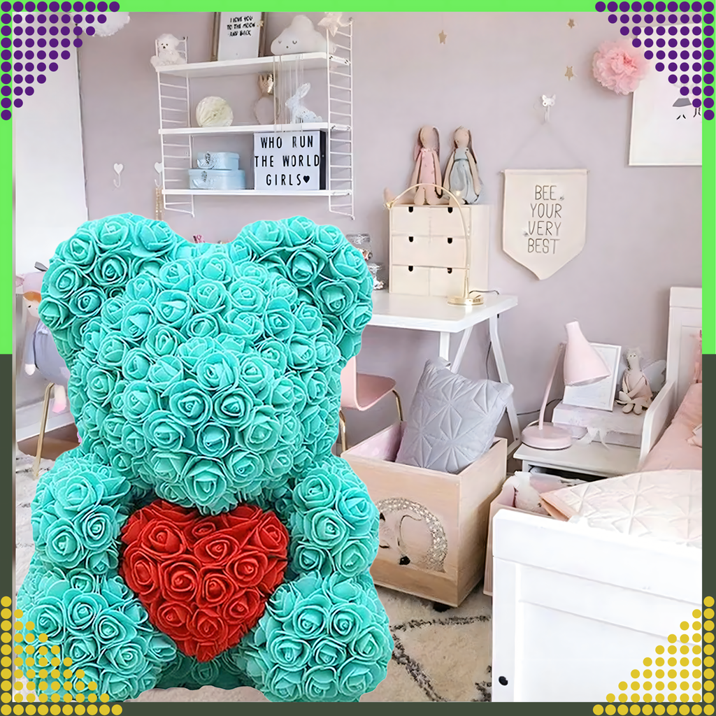 Karu roosidega sõbrapäeva kingitus emale, abikaasale, vanaemale Suur komplekt Roose 40 cm