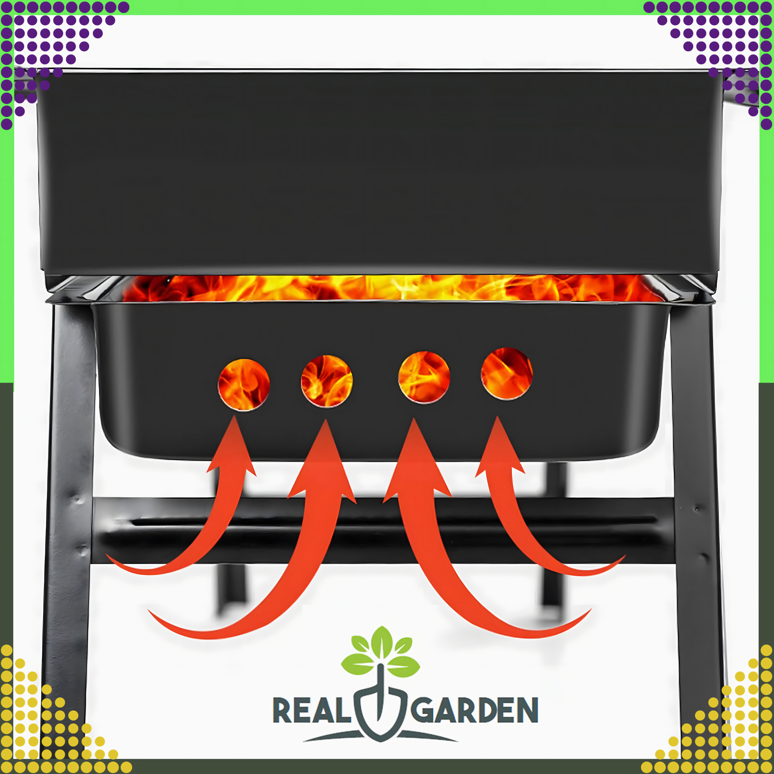 Kaasaskantav kokkupandav suur söegrill matkamiseks ja aeda