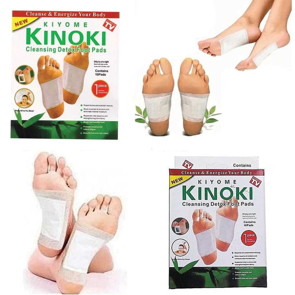 KINOKI KEHA PUHASTUSPLAATRID TOKSIINIDE DETOKS 10 tk.