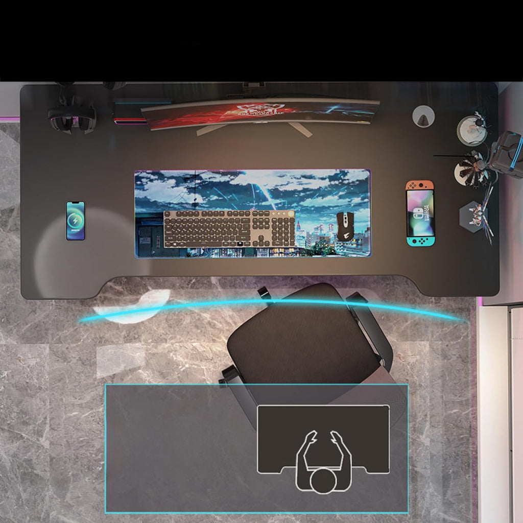 18 x Computer Desk Gaming Table for Gamer Computer Large Stable