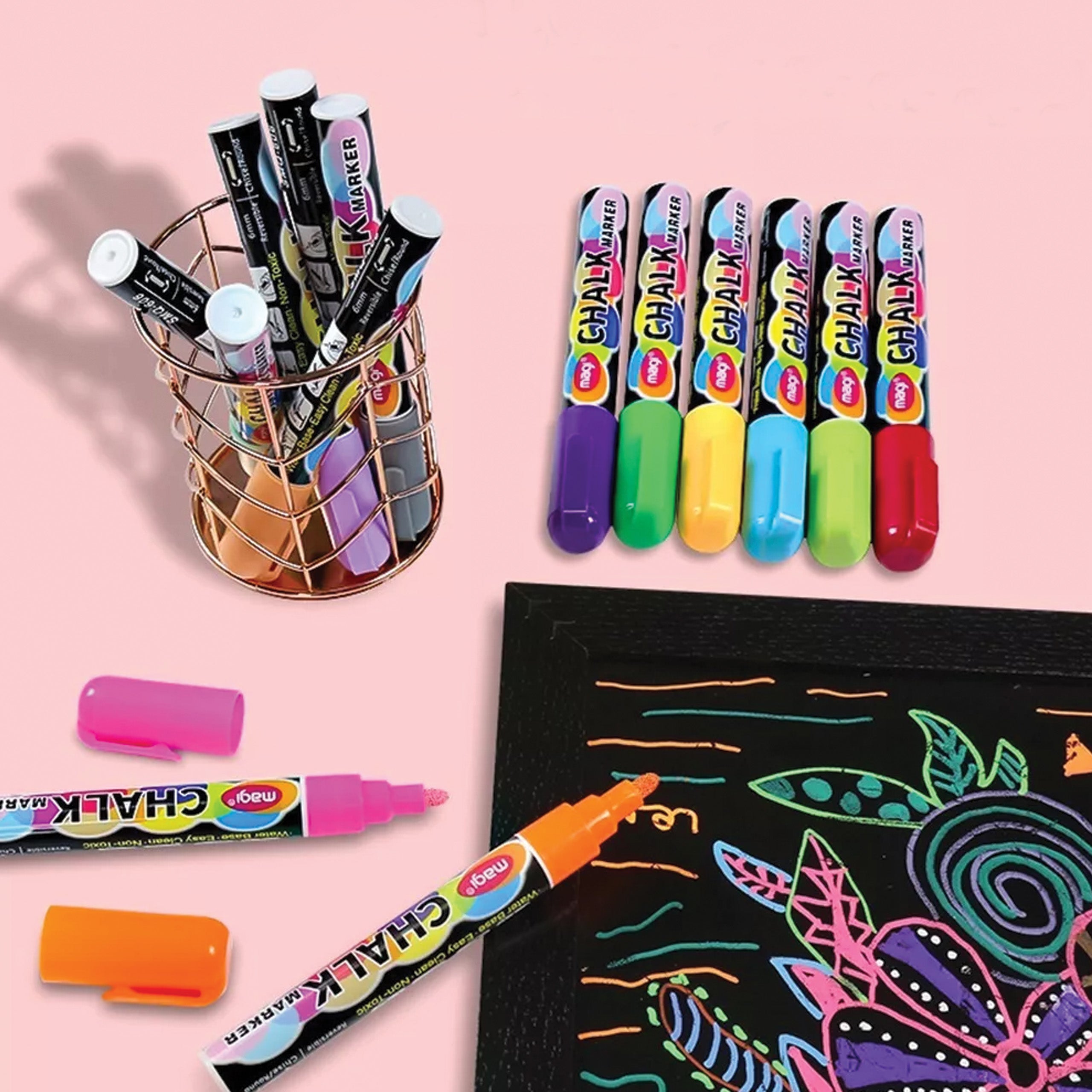 Tahvlitähistid segavärvides komplekt 12 tk