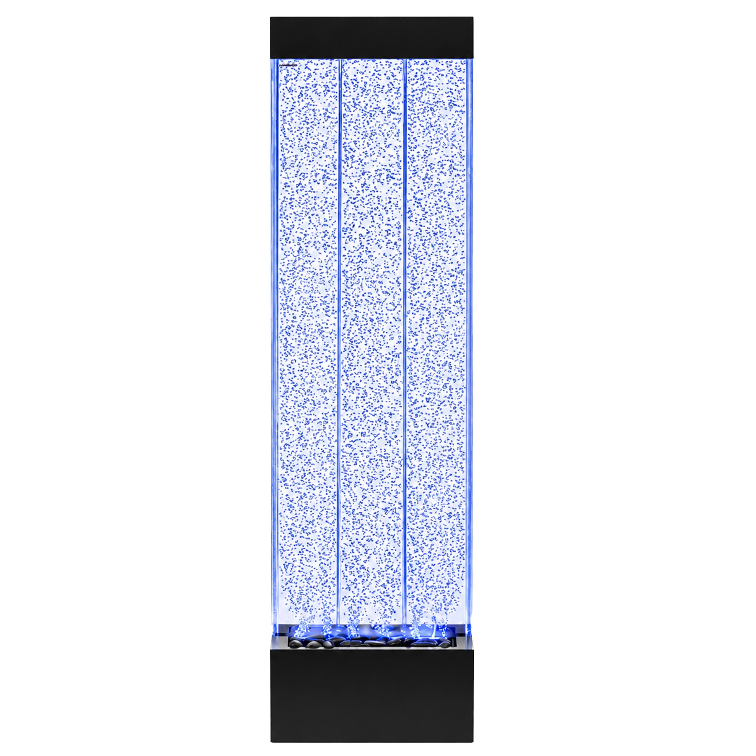 Freestanding Water Bubble Wall Fountain LED RGB Colors 150x39x26cm