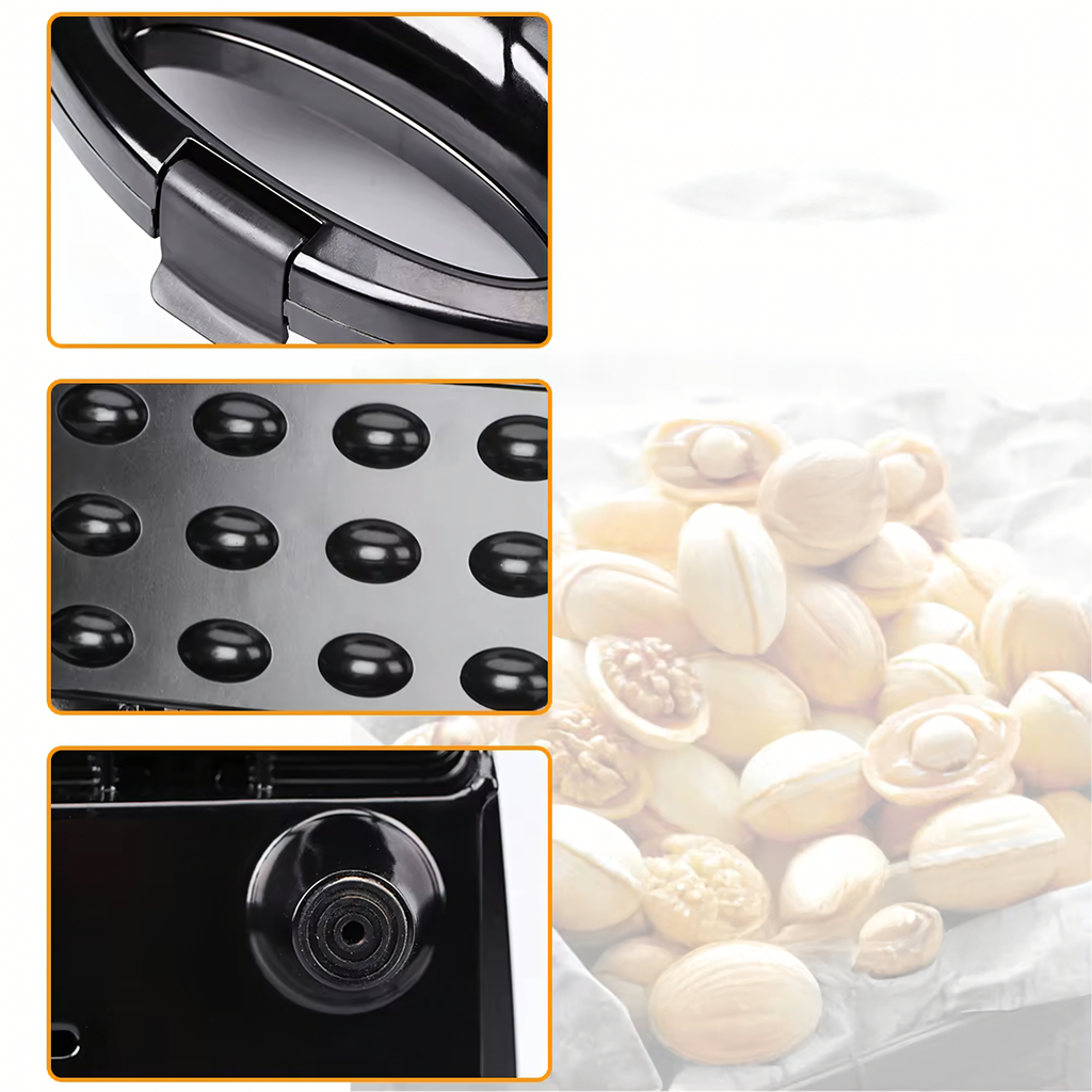 Nut-Shaped Cookie Maker 750W 12 Halves 12 pcs
