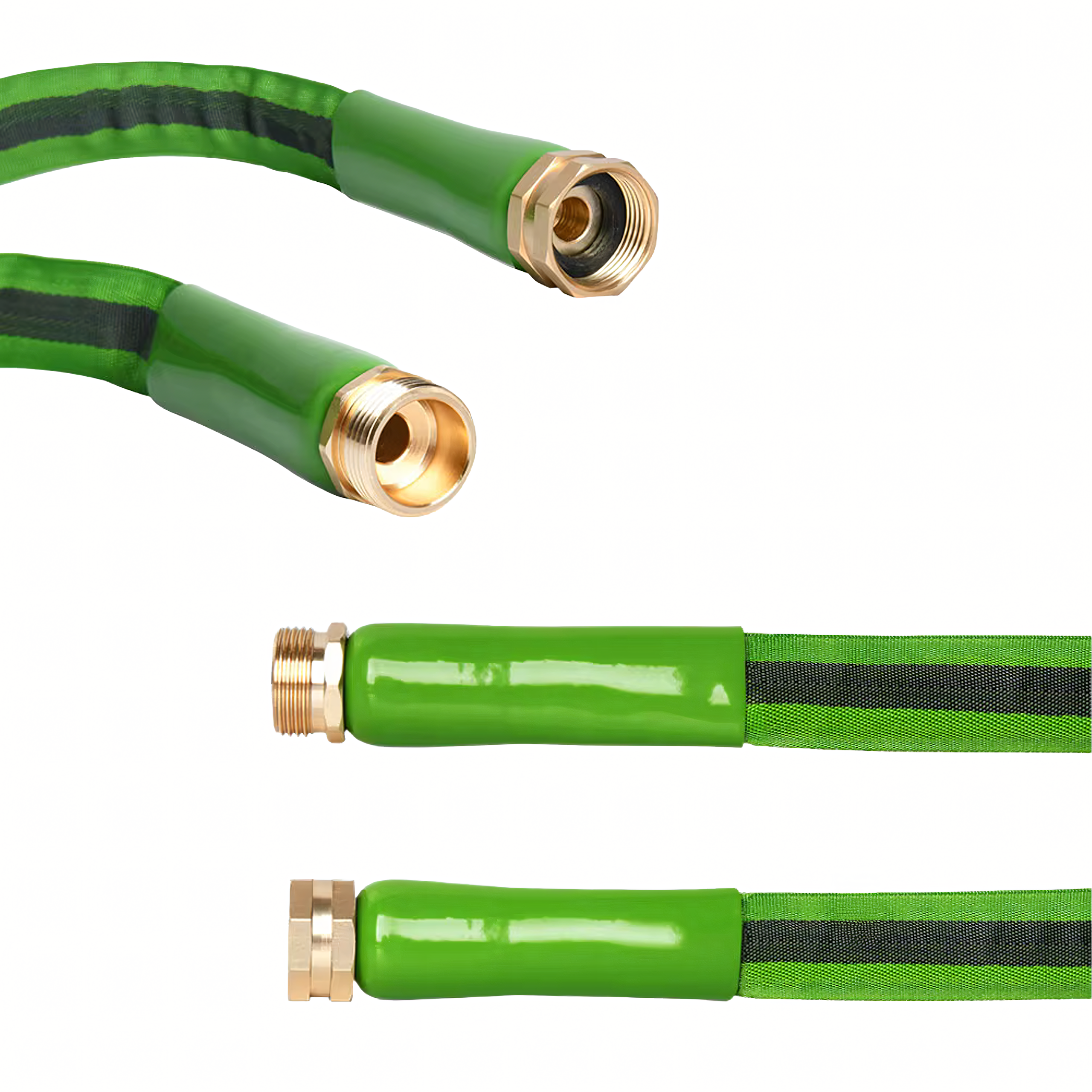 Kõrgsurve aedvoolik 15 m 1/2'' tugev PVC adapter vastupidav