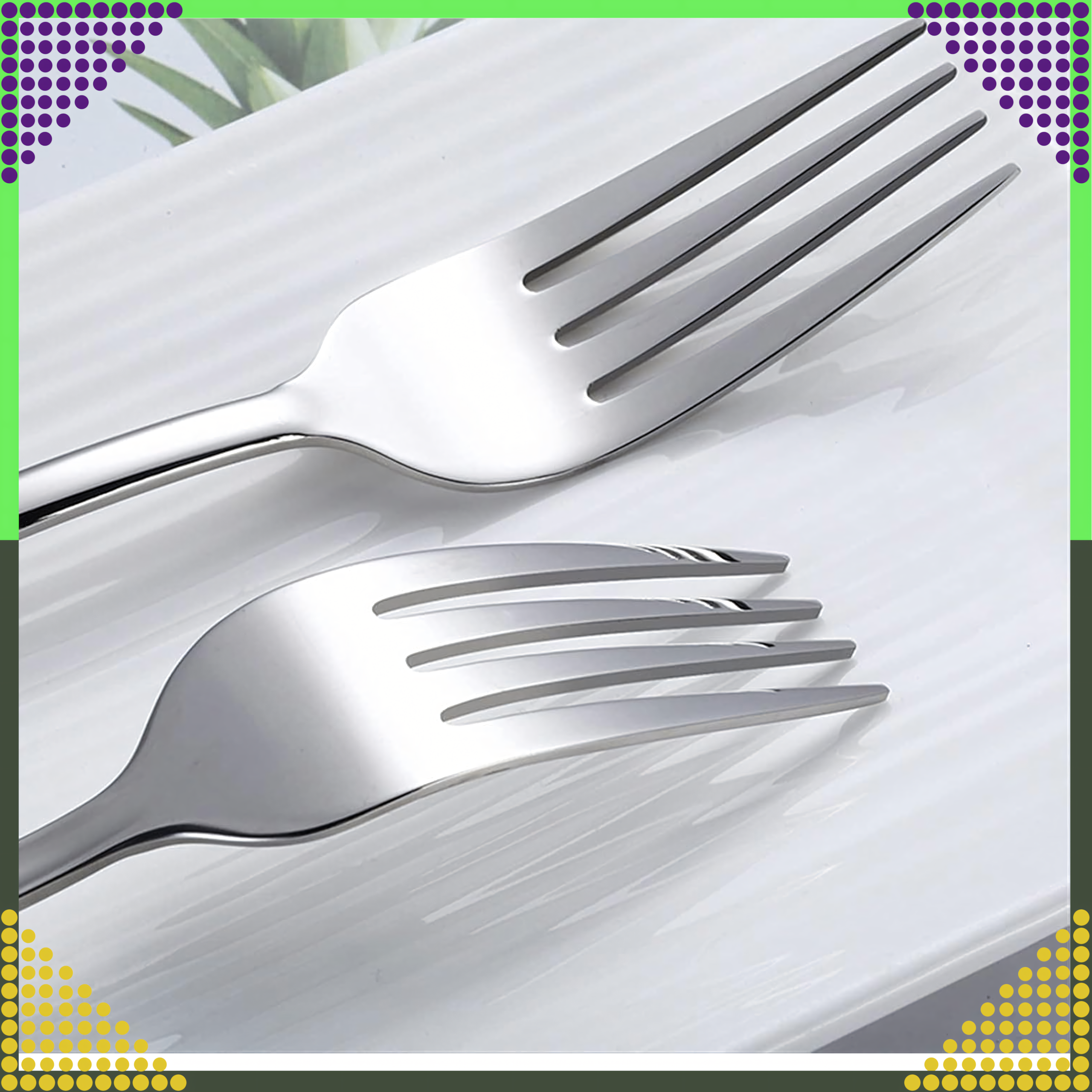 Cutlery Set Stainless Steel Silver 5 pcs for Camping Grill Survival