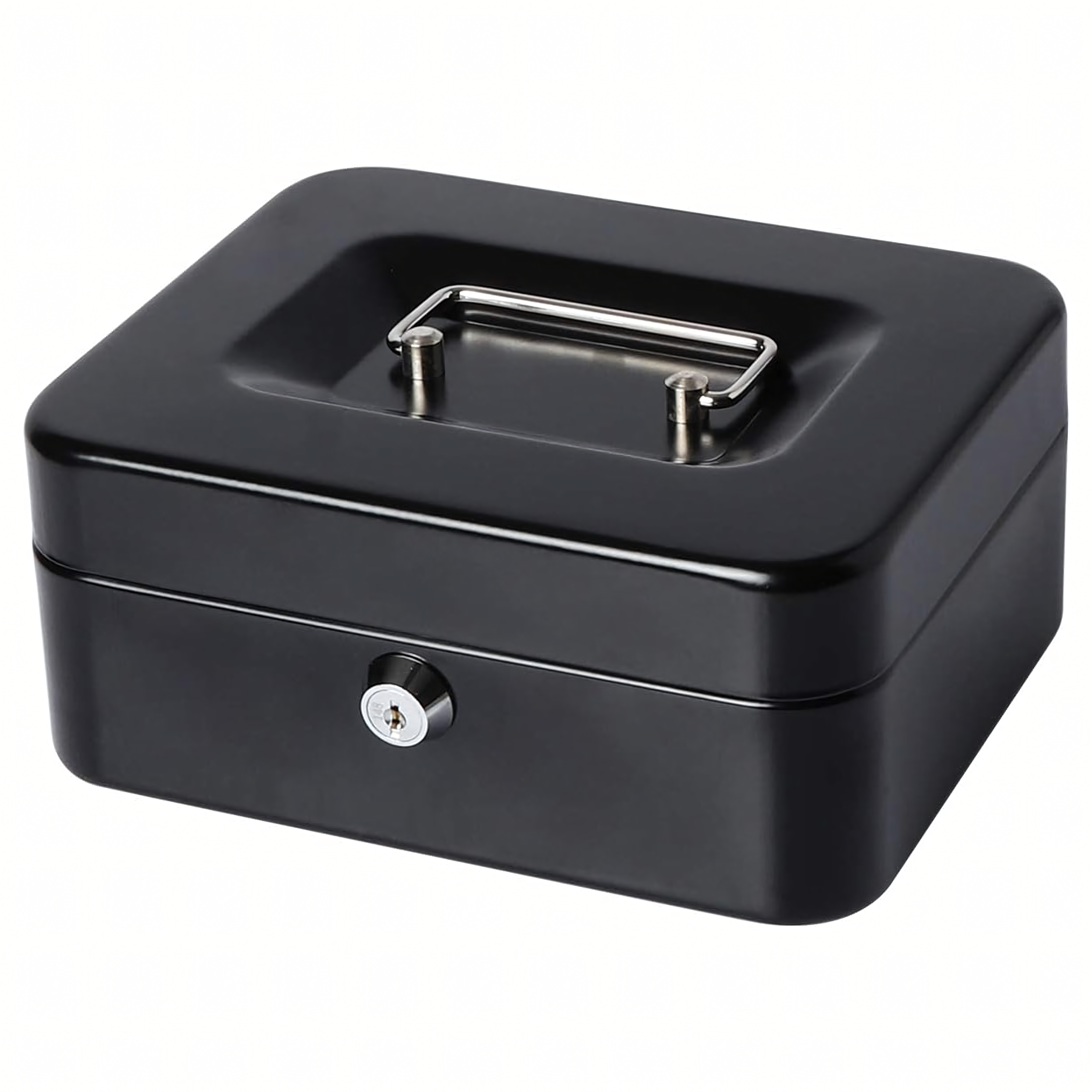 Metal Money Box Coins Coins Banknotes Documents Safe Keys