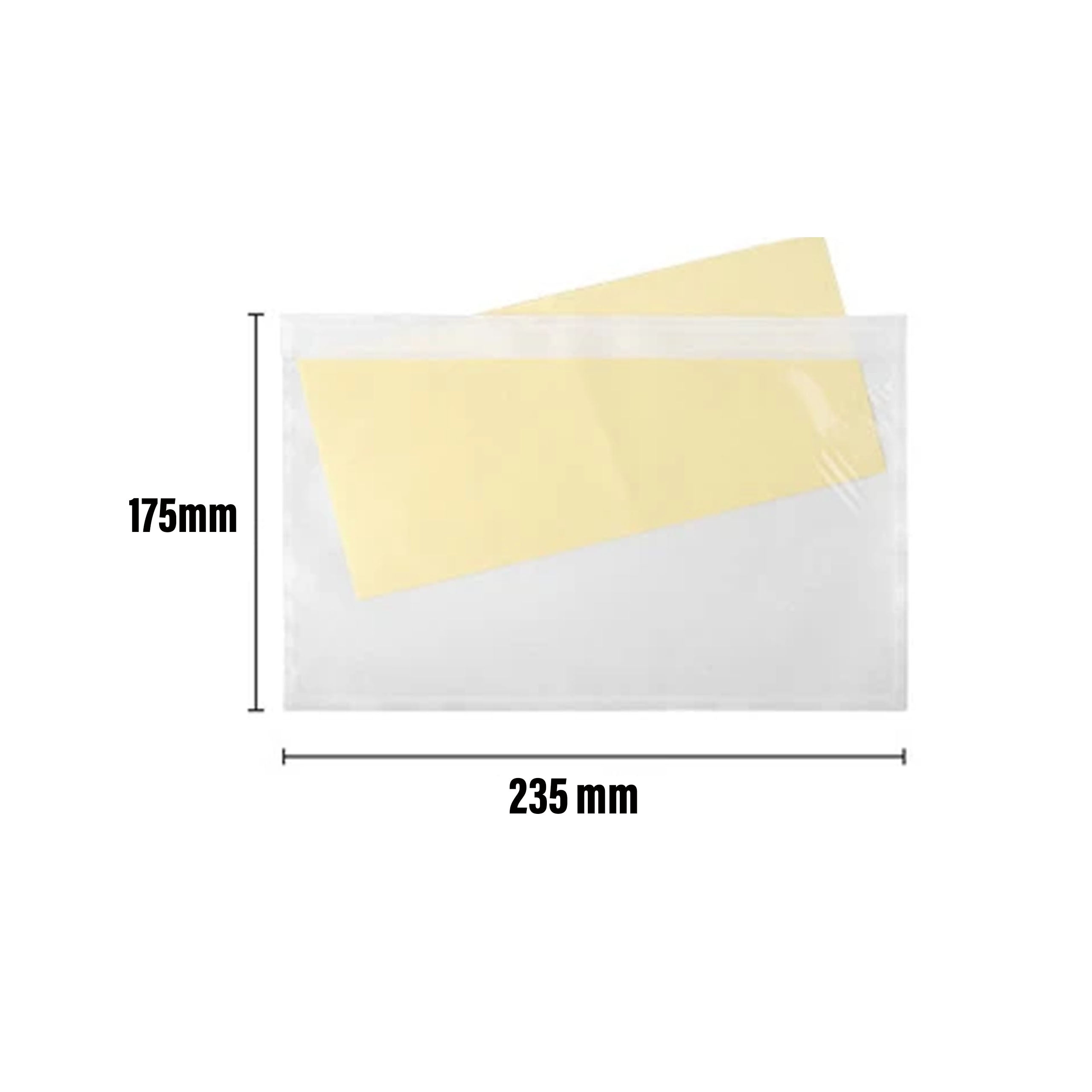C5 kullerümbrikud isekleepuvate läbipaistvate taskutega 235x175mm tugevad 100 tk