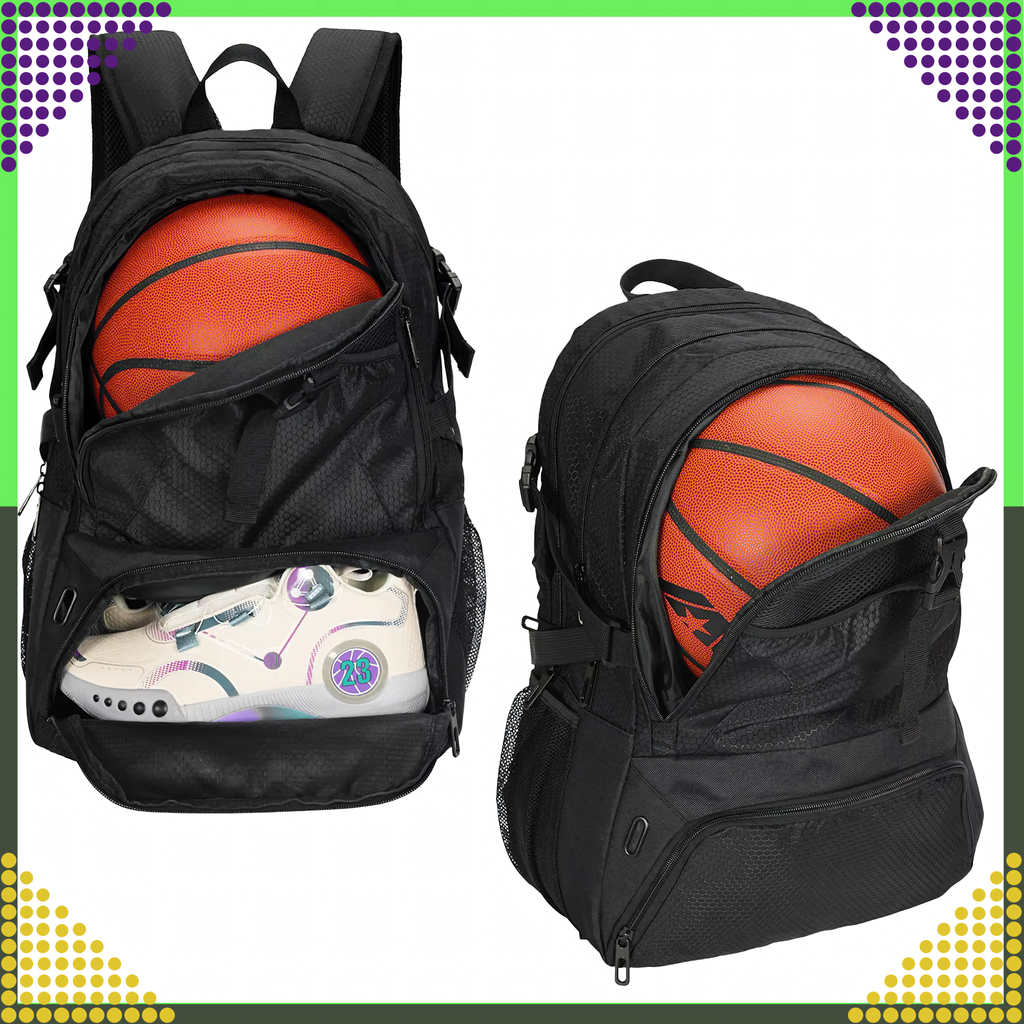 Seljakott treeningukott pallide, jalgpalli/korvpallijalatsite jaoks