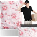 Strong Courier Mailing Bags 255x370 mm Cat Paw Design 50 pcs