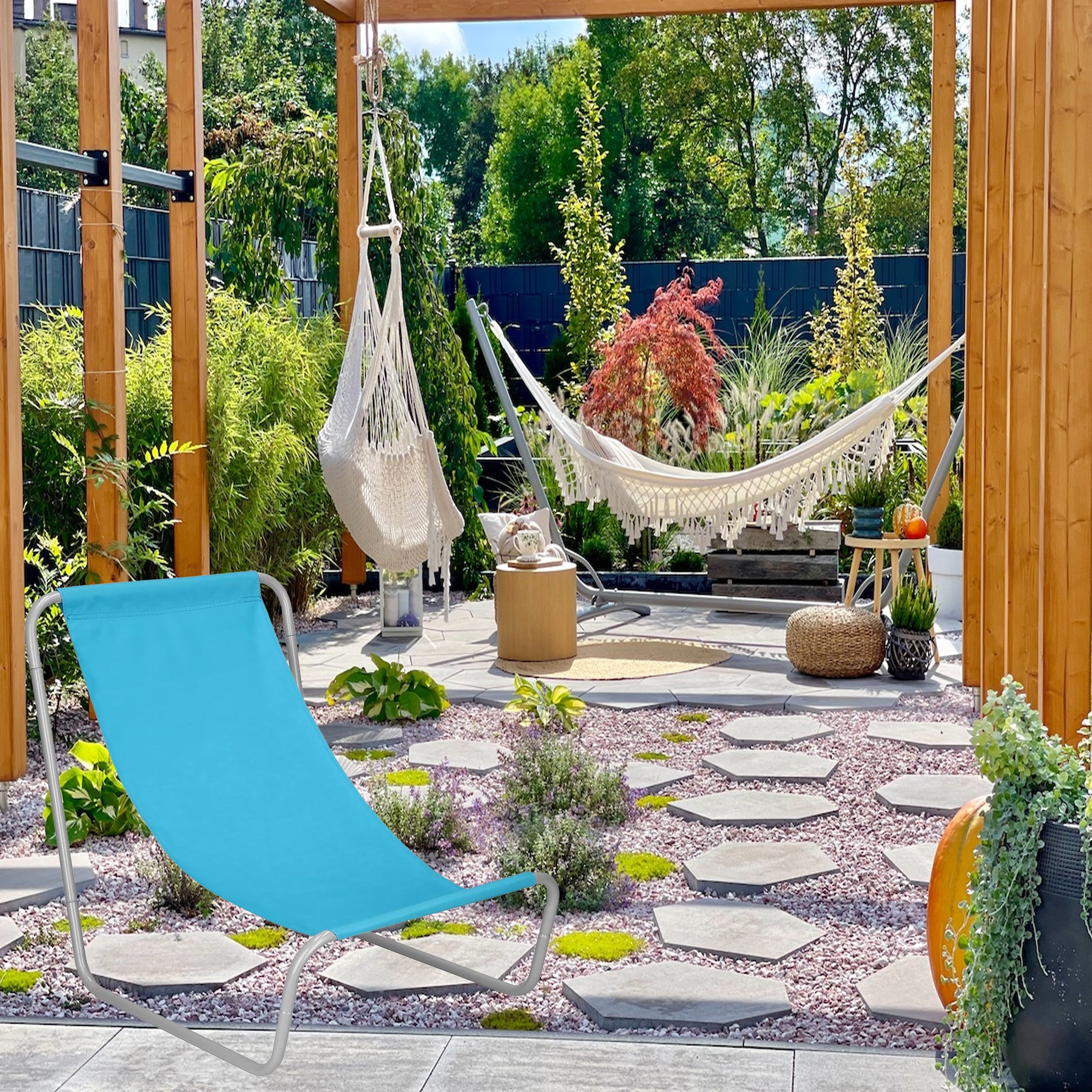 PALLET 100 PCS FOLDABLE GARDEN CHAIR CHAIR, TOURIST, PORTABLE BEACH CHAIR + BAG