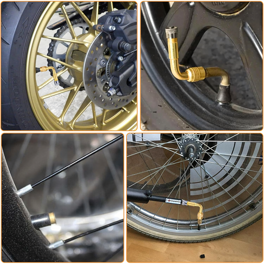 AV/AV adapter rataste ja jalgratta rehvide täispumpamiseks, 100 tk