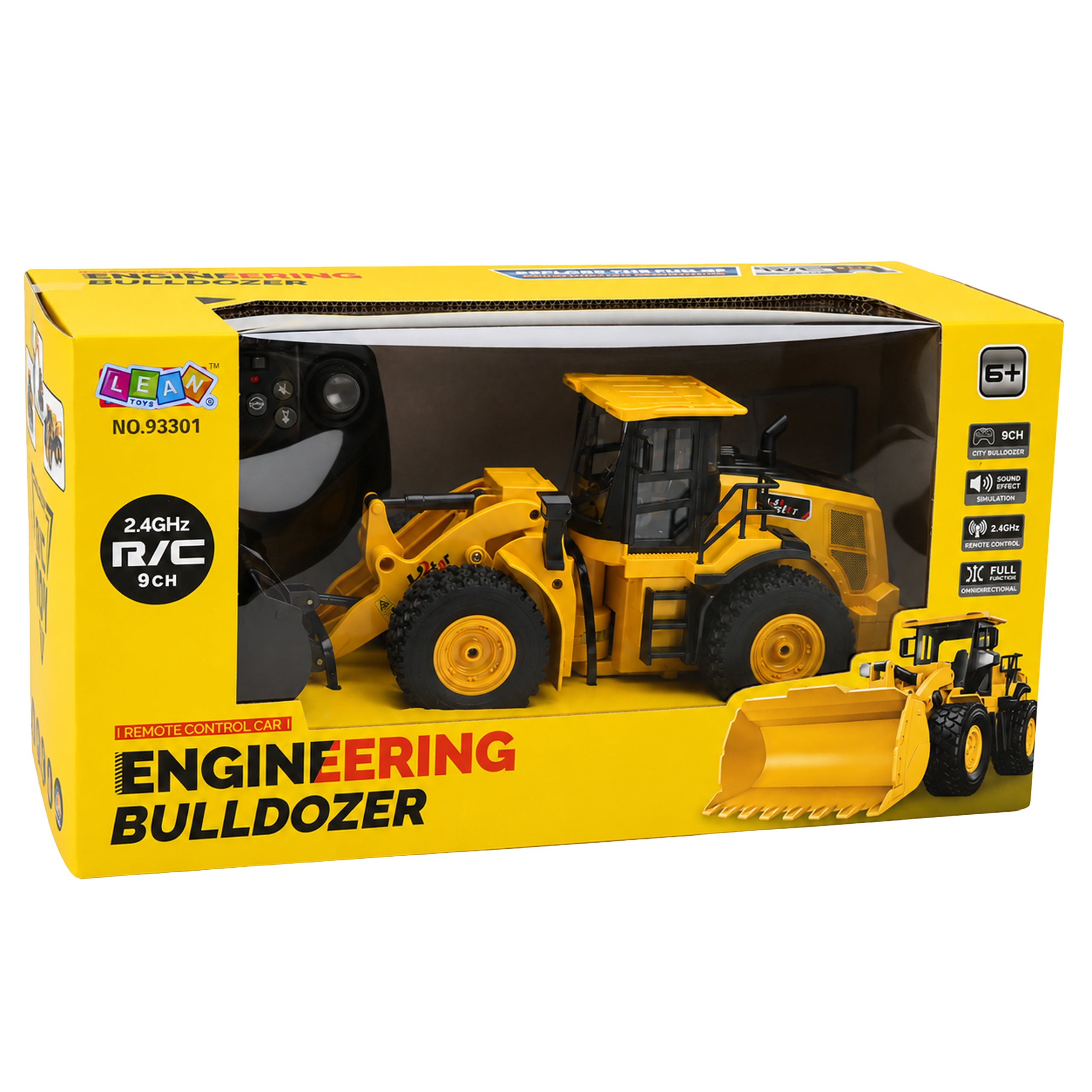 Remote Control Bulldozer RC Construction Machine Large