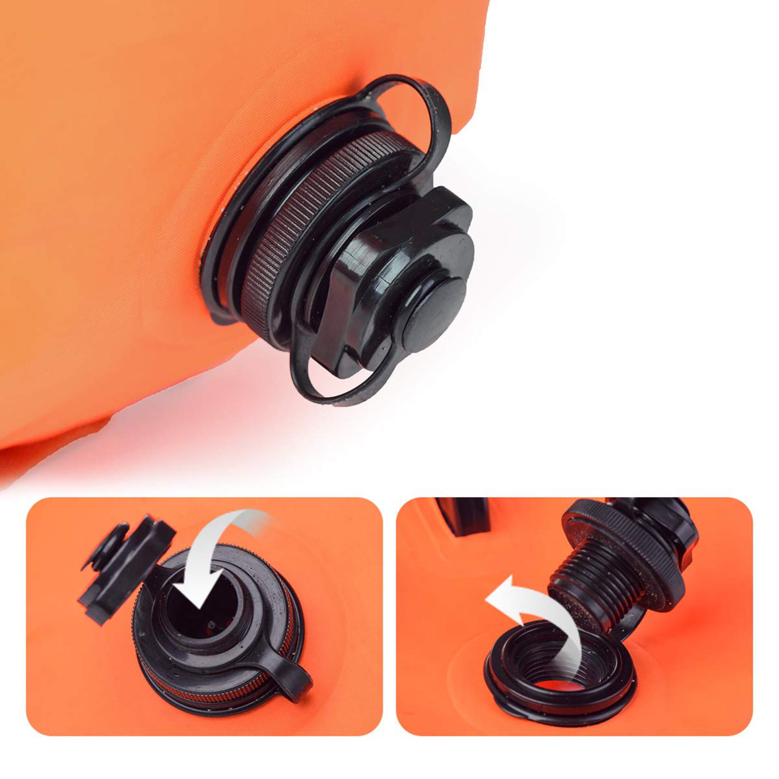 Ujuv turvaboi ujumiseks, täispuhutav, taskuga 2in1, sobib kajakile, SUPile, suur