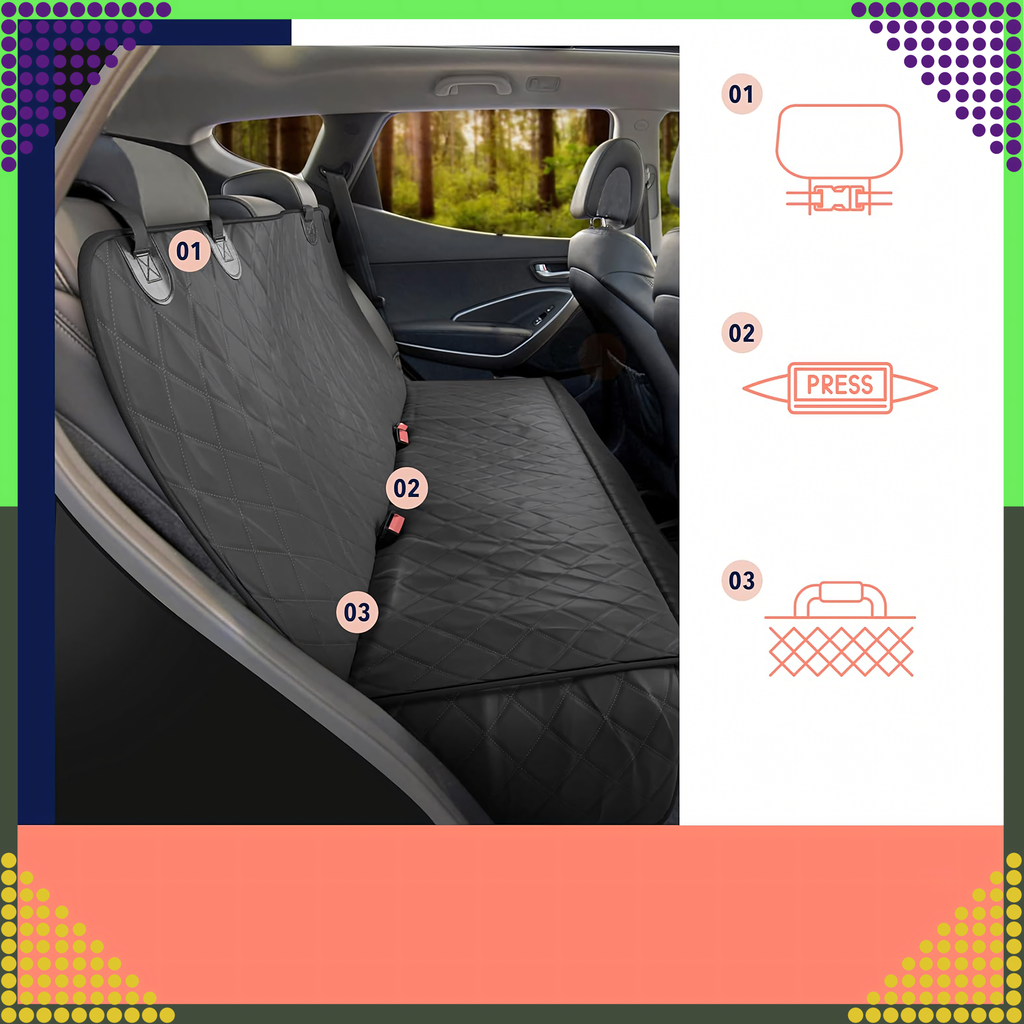 Koeramatt autoistmekattele universaalne suur auto