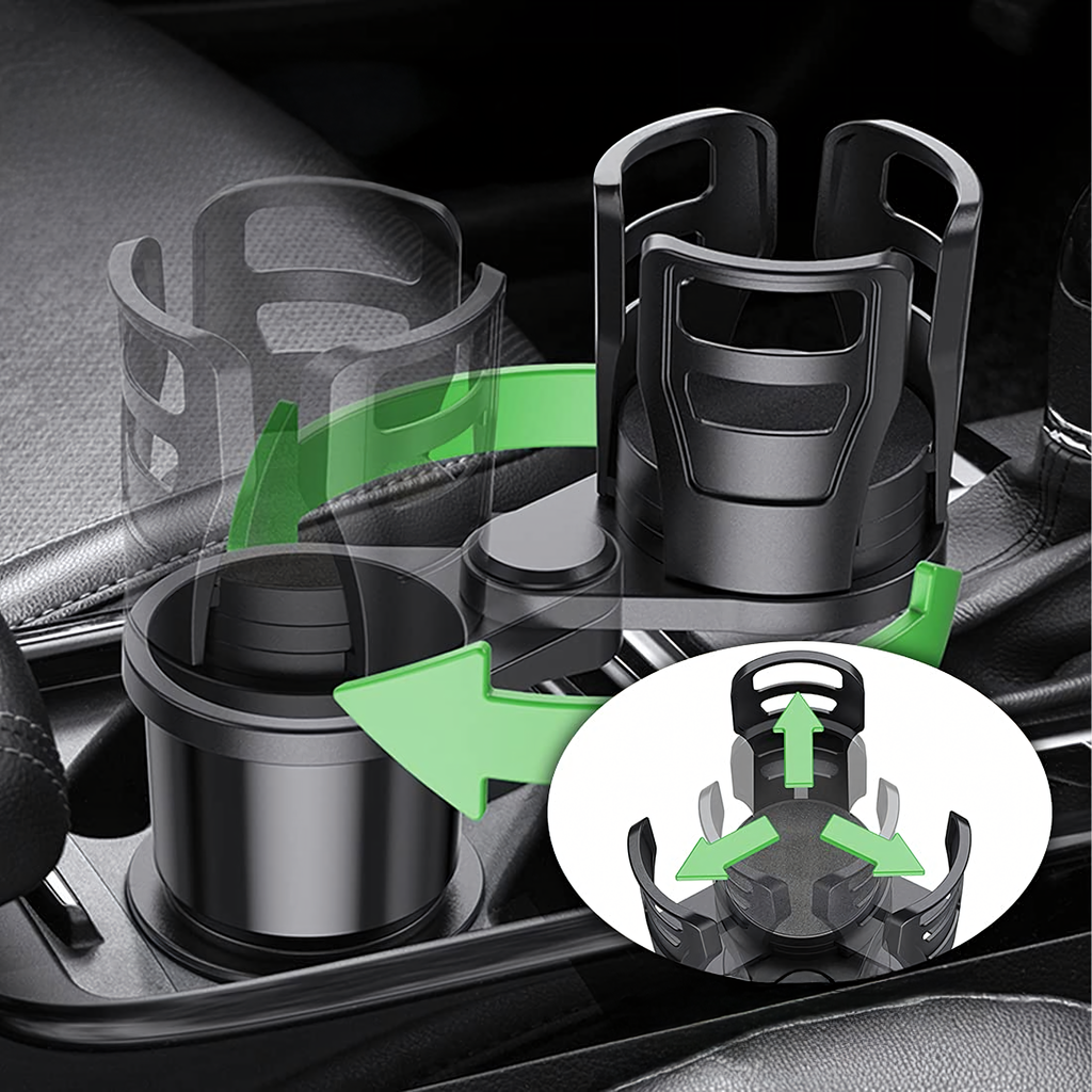 2in1 auto topsihoidja jookidele kohv 360° pööratav reguleeritav