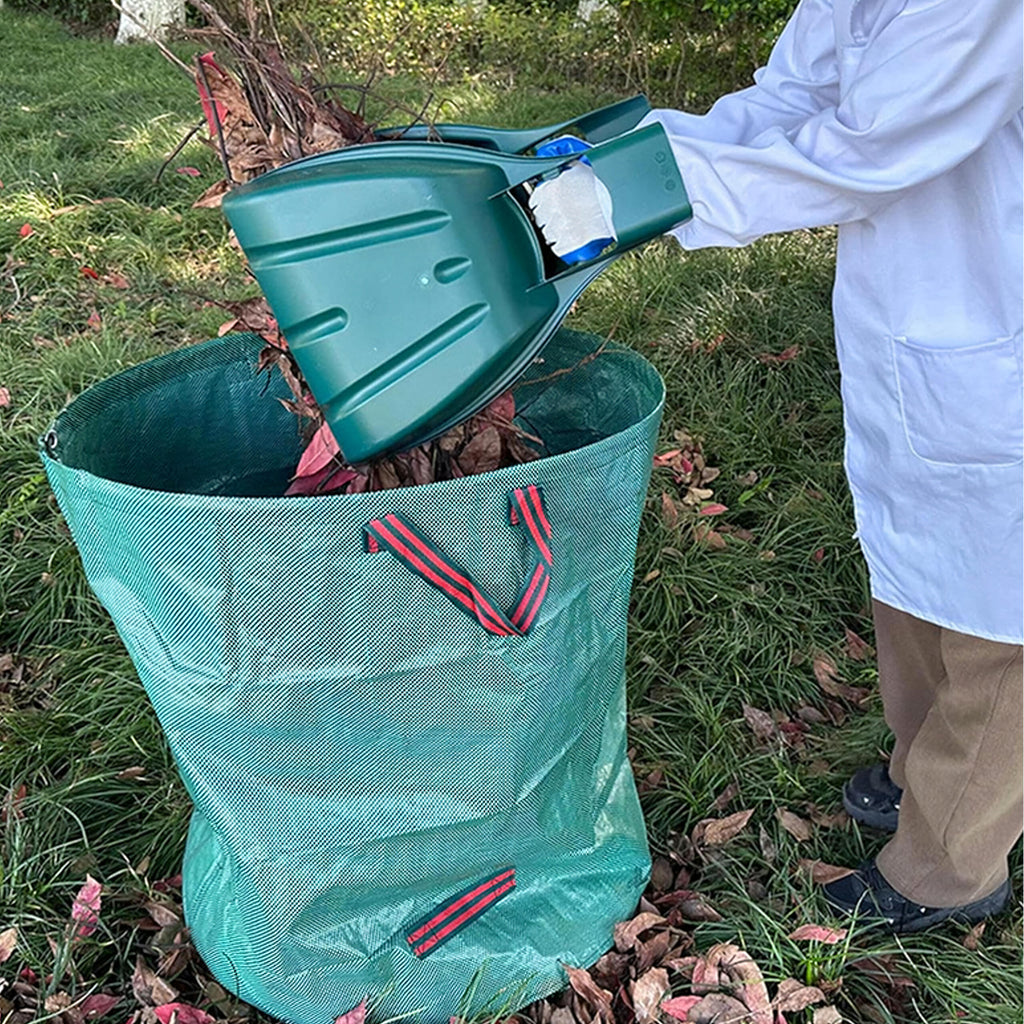 Large Plastic Leaf and Grass Rake Collector for Garden