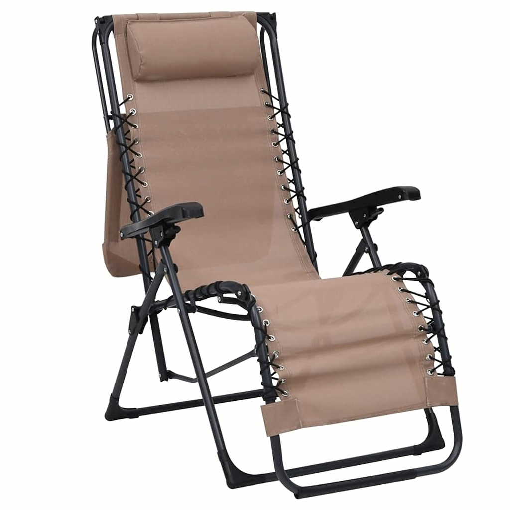 Zero Gravity Folding Garden Chair Beach Recliner Lounger