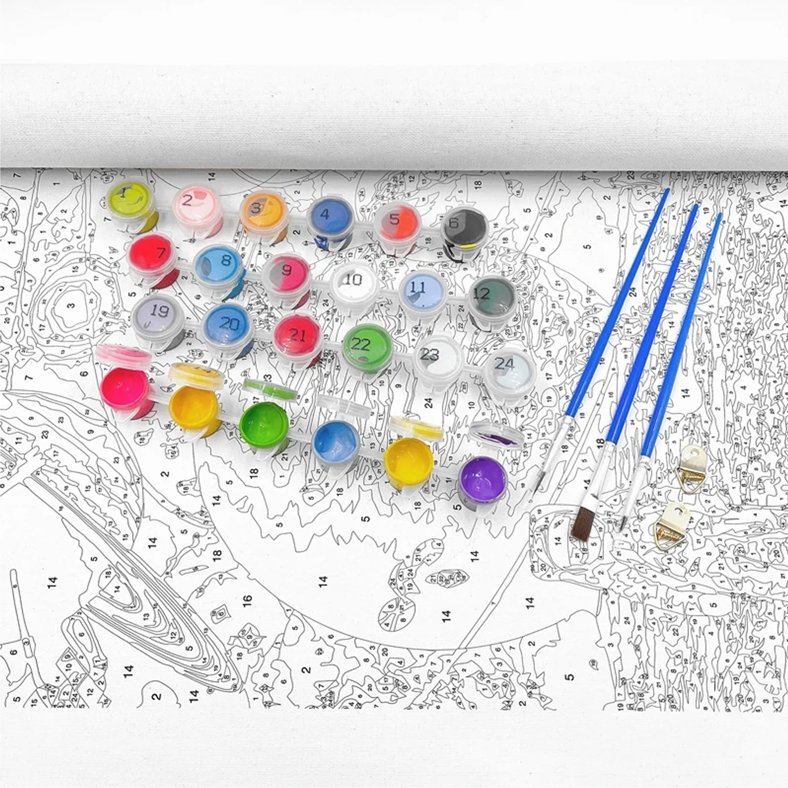 Numbrimaali ja teemanttikandi 2-ühes komplekt 5D 40x50 cm