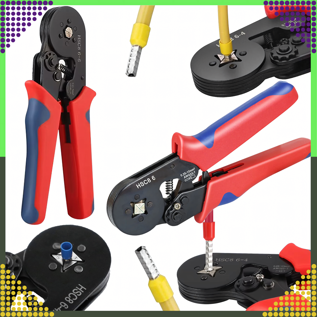 Pressimistangid kaabliotsahülsside jaoks 0.25-10mm²