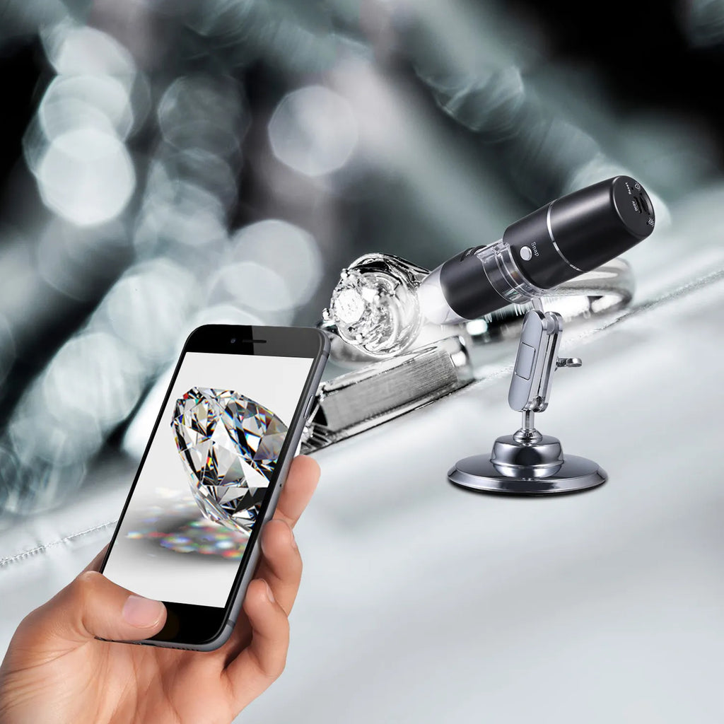 Digitaalne mikroskoobikomplekt USB LED suurendus 1600 hariduslik teaduslik