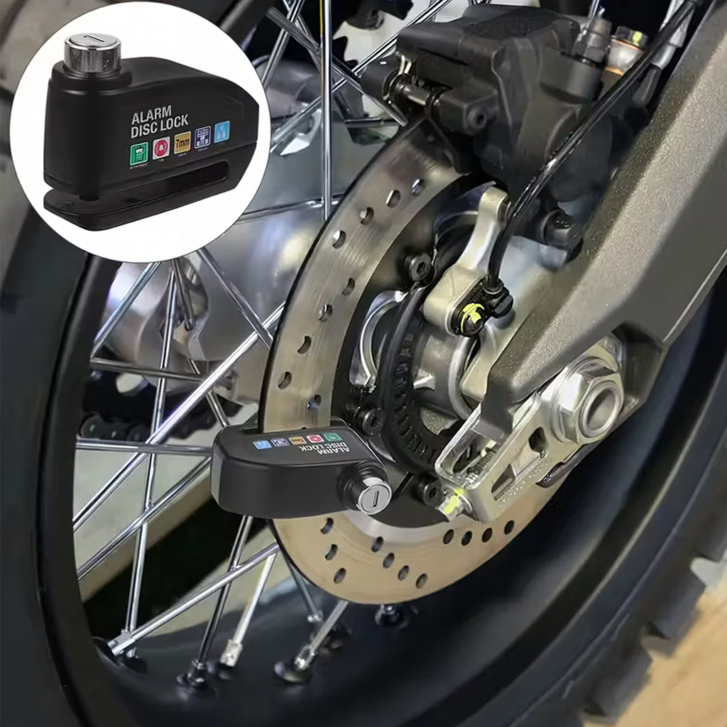 Luku piduriketta kaitse 110dB 7 mm tõukeratta, mootorratta, jalgratta jaoks