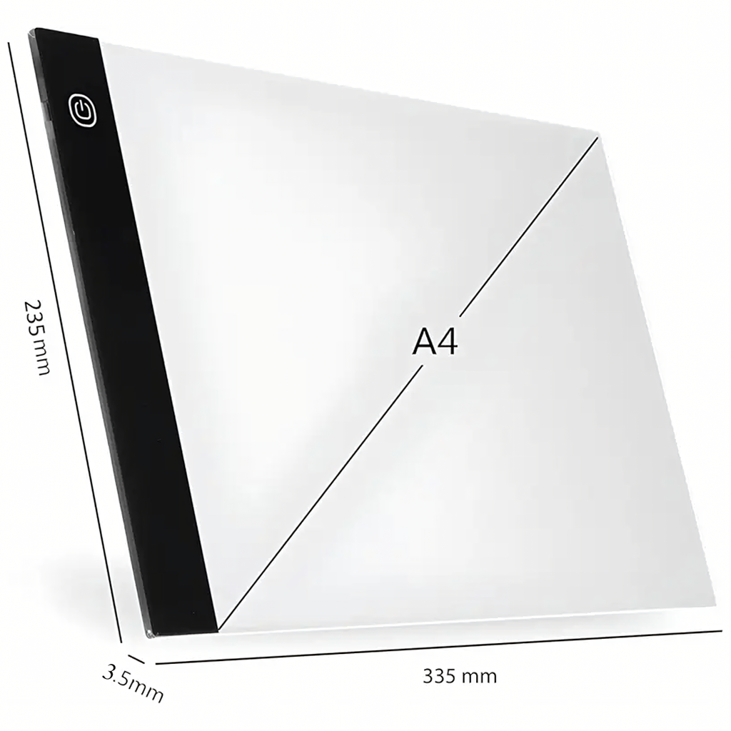 A4 graafikalaud joonistamiseks LED-valguspaneel kopeerimiseks