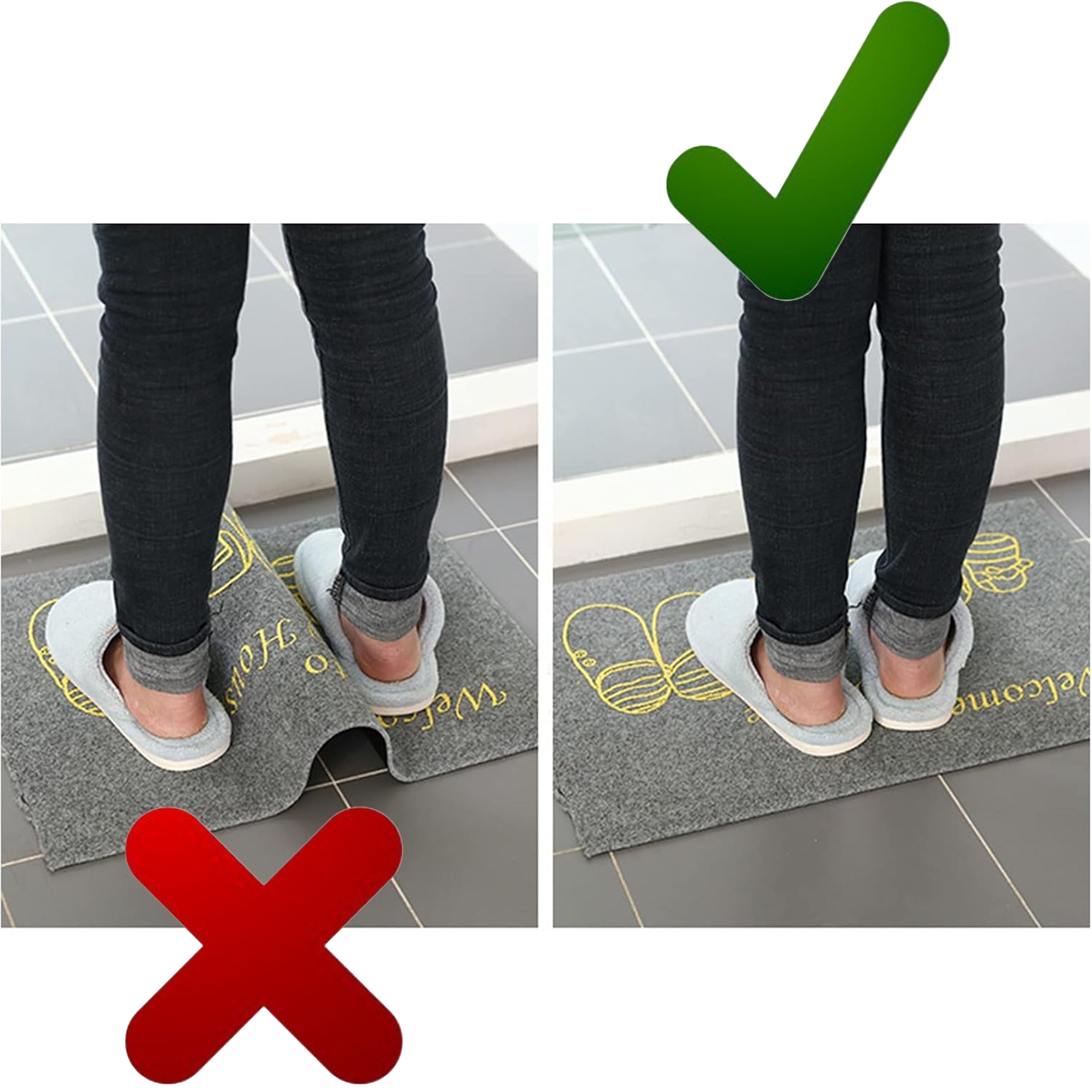 Anti-Slip Carpet Pads Stickers Set 4 pcs