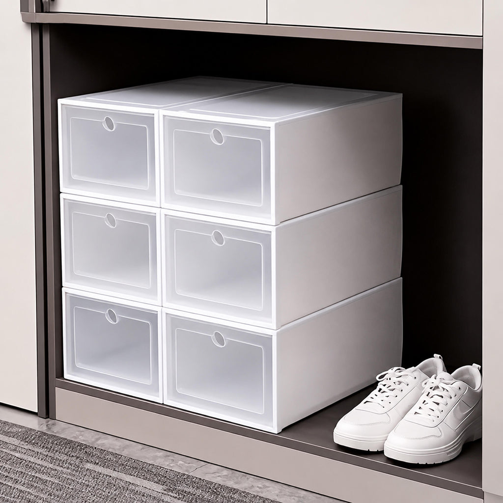 Modular Shoe Organizer Cabinet with Lid 200x 12 pcs