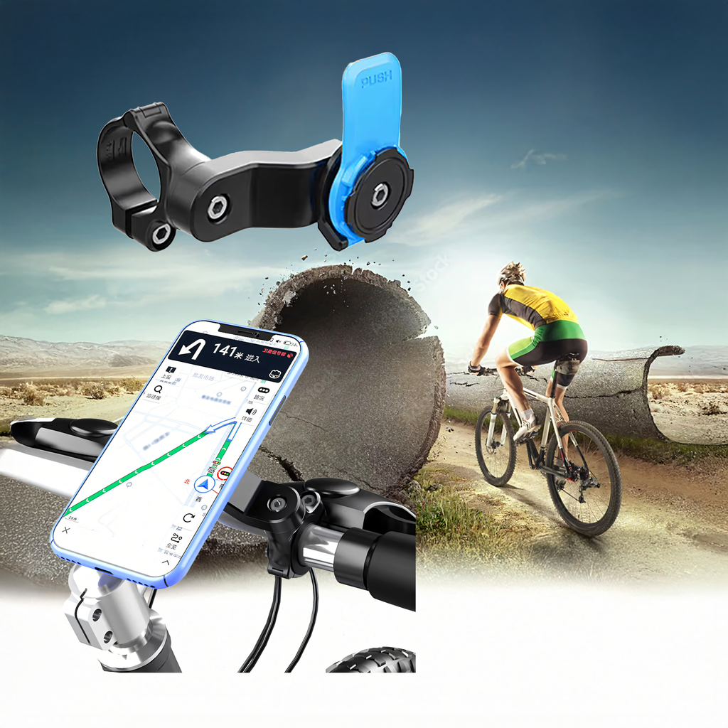 Vibratsioonisummutiga hoidik telefoni jaoks jalgratta, mootorratta ja tõukeratta navigatsioonile Mtb