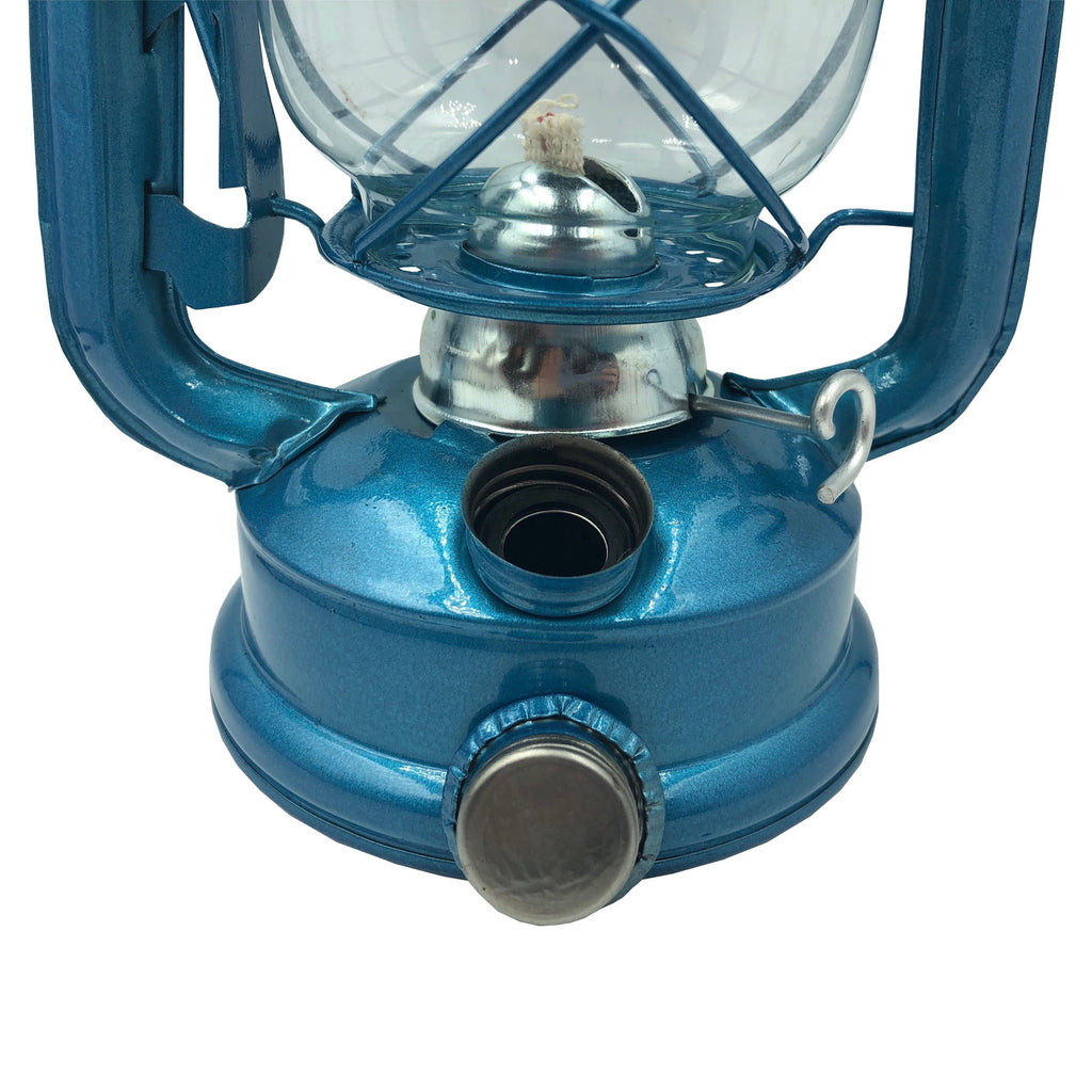 Sinine petrooleumilamp 24.5cm (F9)