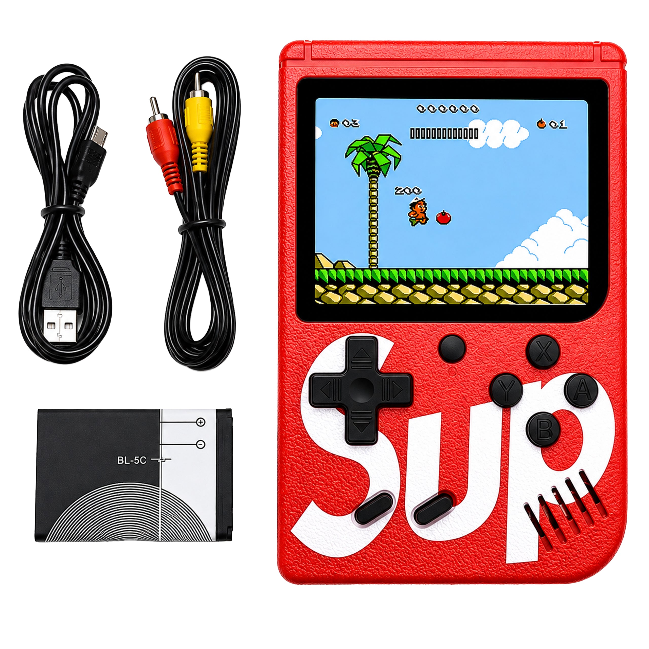 Kaasaskantav mini-retromängukonsool 400 sisseehitatud mänguga RC-K-2611