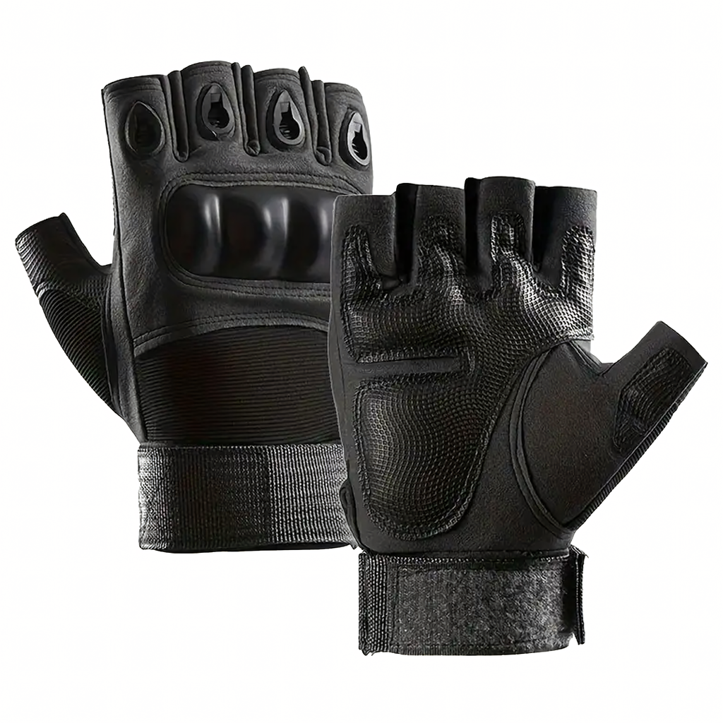 Survival Tactical Combat Gloves for Motorcycle Fingerless Military Work Gloves L