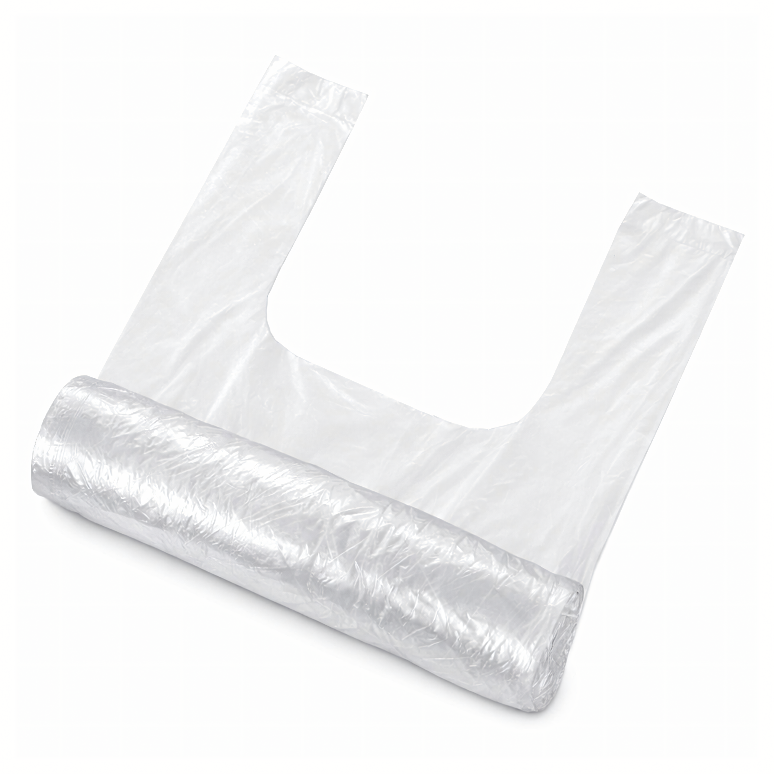 Strong Disposable Plastic Bags 44x35cm Roll 120 pcs