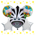 Birthday Balloon Set Giraffe Animals for Birthday Parties 5 pcs
