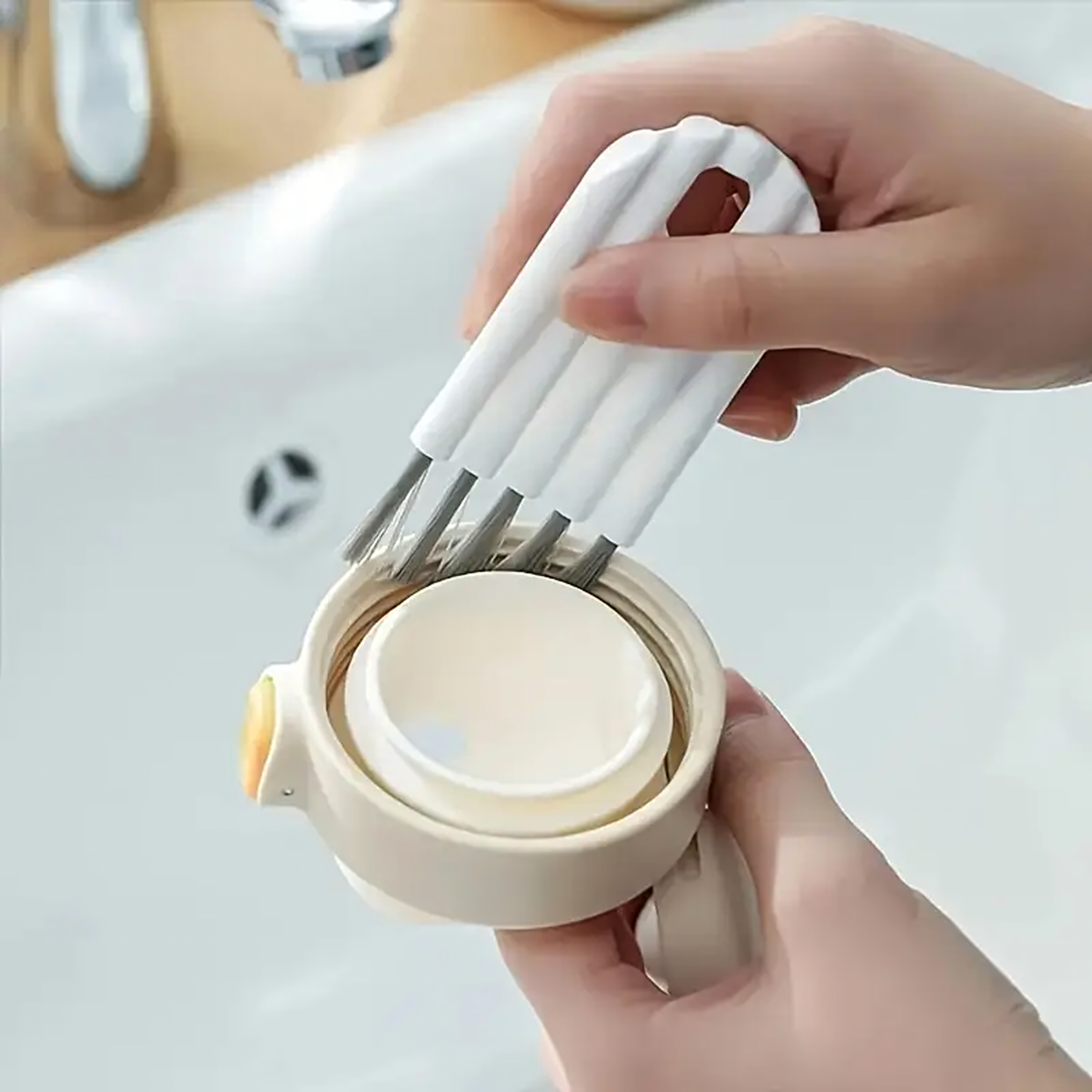 Multifunctional Brush for Cleaning Crevices, Grooves, and Nooks Cleaner