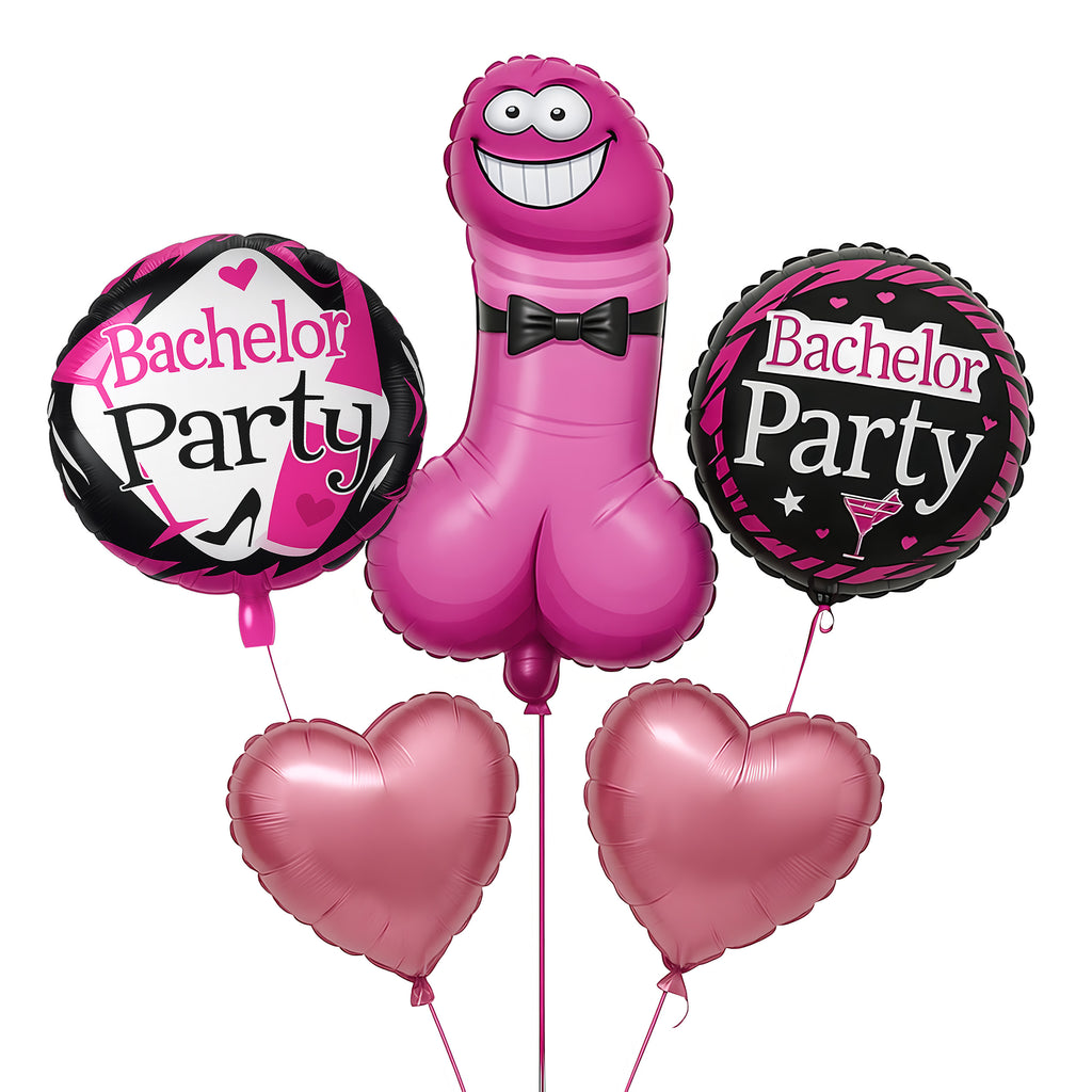 Tüdrukuteõhtu õhupallide komplekt, naljakad peoõhupallid, 6 tk