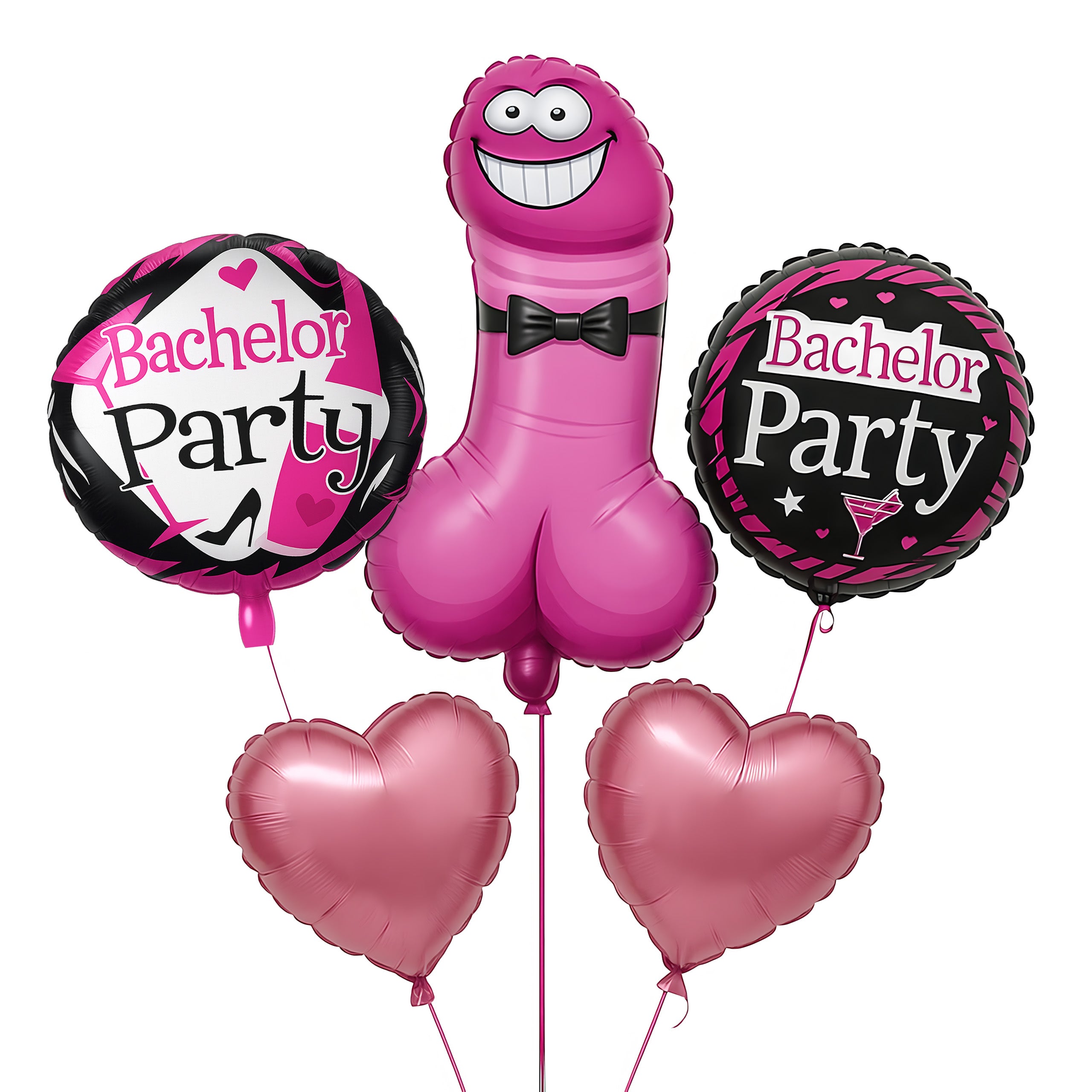 Tüdrukuteõhtu õhupallide komplekt, naljakad peoõhupallid, 6 tk