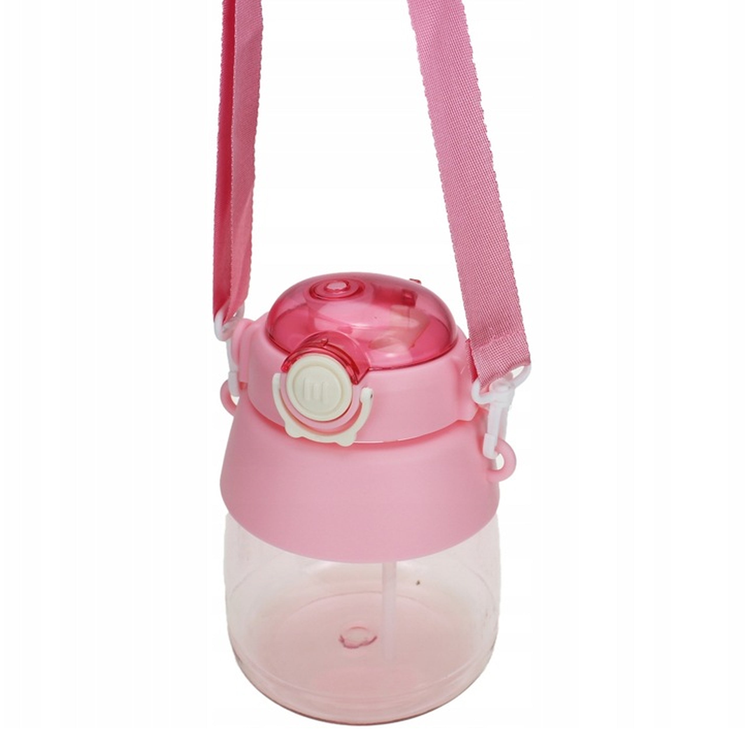 Water Bottle with Straw and Lanyard for Kids 1L