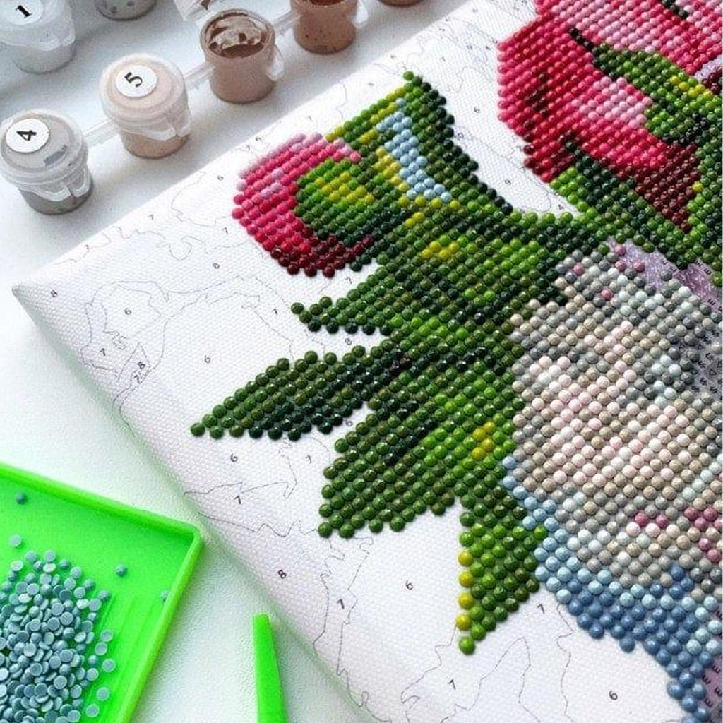 Numbrimaali ja teemanttikandi 2-ühes komplekt 5D 40x50 cm