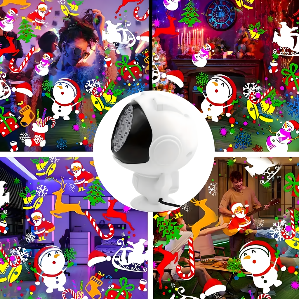 Led Projector Laser Astronaut Cosmonaut Night Light for Children