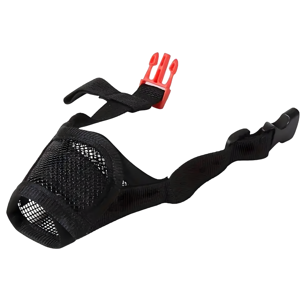 Kangast koeramuser koos võrguga, füsioloogiline, ohutu nailon, M 10-12 cm