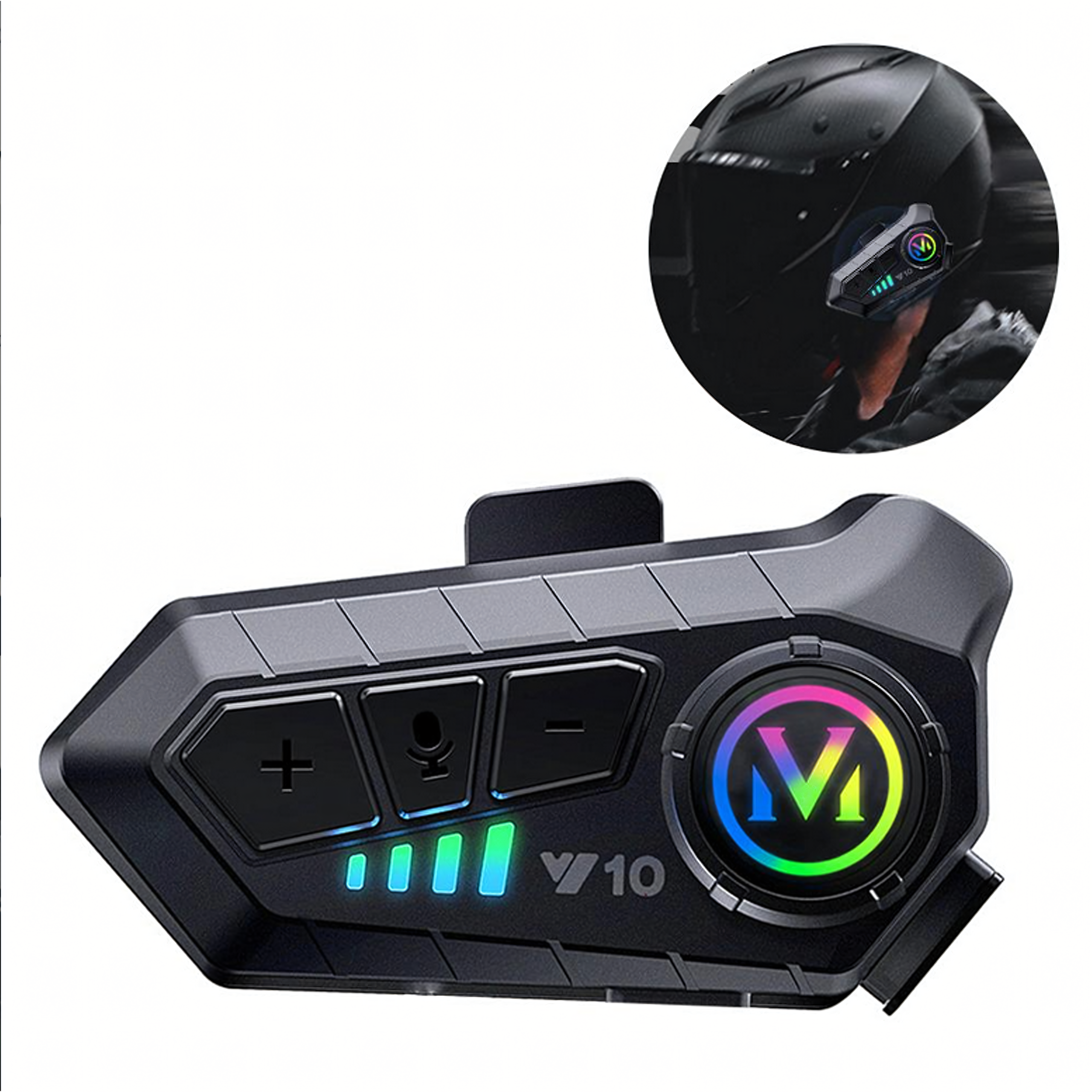 Bluetooth 5.3 mootorratta kiivri peakomplekt