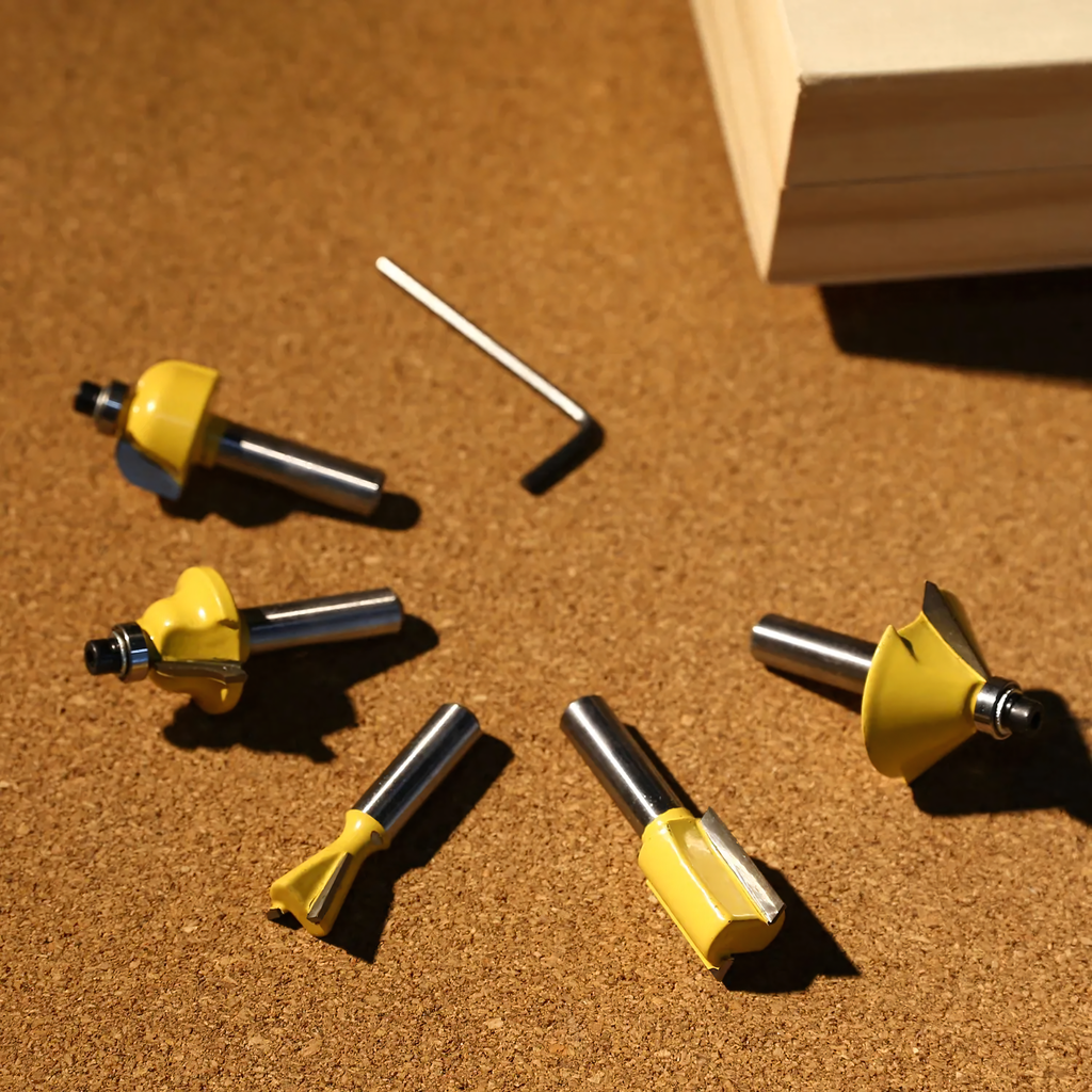 12-osaline kiirlõiketeradega puidutöö freesiotsikute komplekt 12 tk