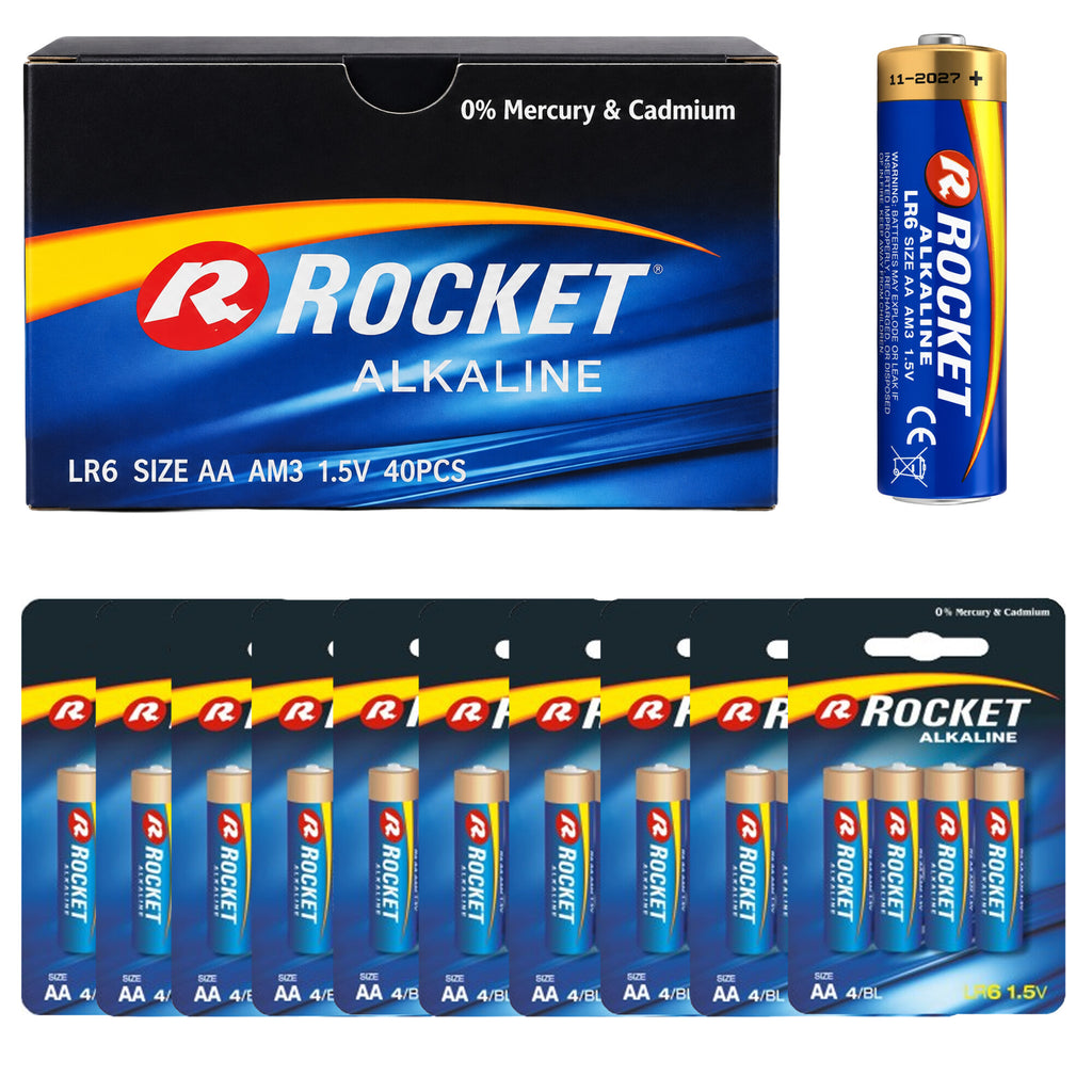 Rocket leelispatareid LR6 AA 1,5 V, 160 × 4 tk LR64BL-15844