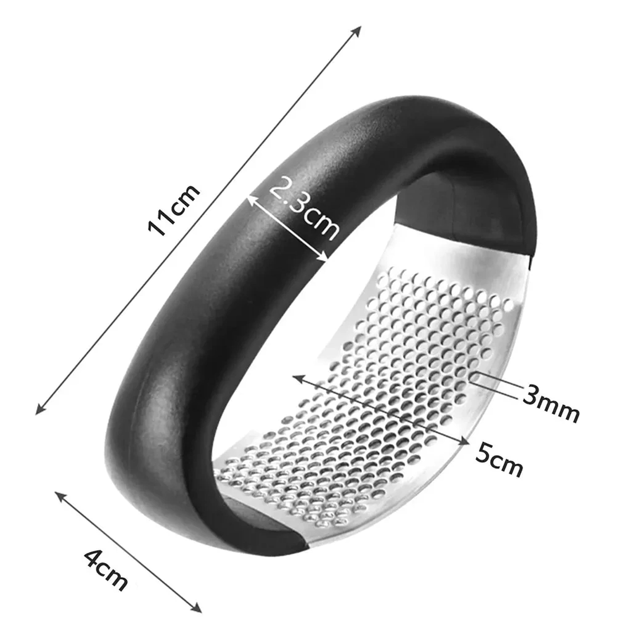 Handheld Garlic Press Crusher Slicer Stainless Steel